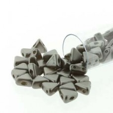 6mm Kheops par Puca Beads - Pastel Grey - 9gm