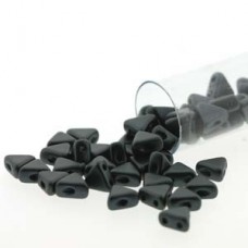 6mm Kheops par Puca Beads - Pastel Dk Grey - 9gm