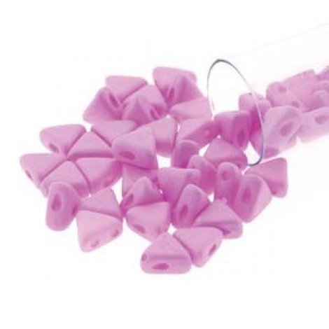 6mm Kheops par Puca Beads - Opaque Light Rose Silk - 9gm