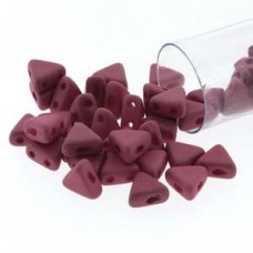 6mm Kheops par Puca Beads - Opaque Amethyst Silk - 9gm