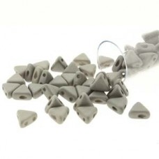 6mm Kheops par Puca Beads - Opaque Grey Silk - 9gm