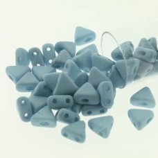 6mm Kheops par Puca Beads - Opaque Blue Turquoise Silk - 9gm