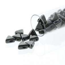 6mm Kheops par Puca Beads - Jet Hematite