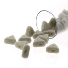 6mm Kheops par Puca Beads - Opaque Grey - 9gm