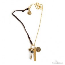 Nunn Design Kit - Itsy Bottle Boho Gold Necklace