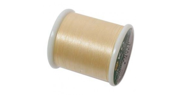 KO Thread - Yellow - 50m Bobbin | KO Beading Thread | Over the Rainbow
