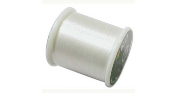KO Thread - Ivory - 50m Bobbin | KO BEADING THREAD | Over the Rainbow