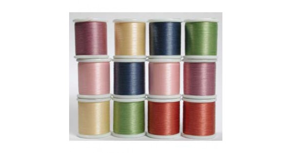 KO Thread Assortment 2 - 12 x 50 metre spools | Fine Nylon Beading ...