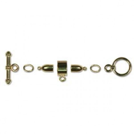 3mm Kumihimo Bullet Finding Set - Gold Plate