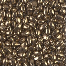 3x5.5mm Miyuki Long Drops - Metallic Dark Bronze - 25gm