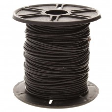 1mm Black Round Indian Leather Cord - 22.86 metres (25yd) Roll