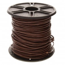 1mm Indian Cowhide Leather Cord - Brown - 22.86m (25yd) Roll