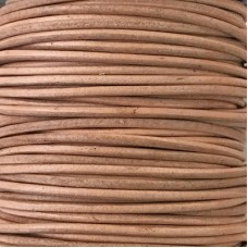 1.5mm Natural Round Indian Leather Cord