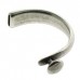 Antique Silver Half Bracelet Button Clasp for 5mm Flat Leather - Each Antique Silver Half Bracelet Button Clasp for 5mm Flat Leather - Each