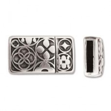 22.7x13mm Magnetic Design Clasp for 10mm Flat Leather