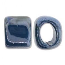 15x15x18mm Cobalt Ceramic Spacer for Licorice Leather - Each