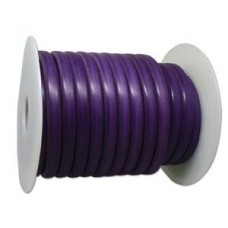 10x7mm Purple Regaliz Licorice Leather Cord