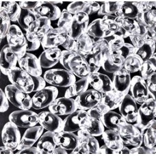 Miyuki Long Magatama Drops - Crystal