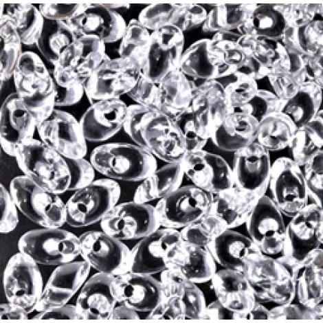 Miyuki Long Magatama Drops - Crystal - 12.5gm