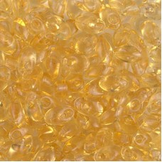 Miyuki Long Magatama Drops - Transparent Light Topaz - 12.5gm