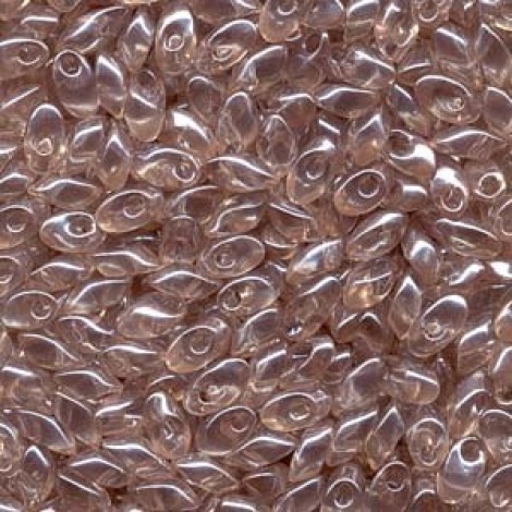 Miyuki Long Magatama Drops - Transparent Tan Luster - 12.5gm