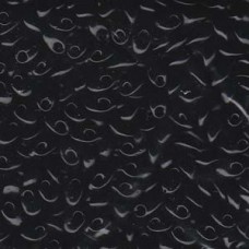 Miyuki Long Magatama Drops - Opaque Black