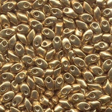 Miyuki Long Magatama Drops - Duracoat Galvanised Gold - 12.5gm Miyuki Long Magatama Drops - Duracoat Galvanised Gold - 12.5gm
