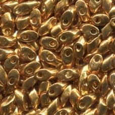 Miyuki Long Magatama Drops - Duracoat Galvanised Yellow Gold - 12.5gm