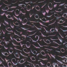 Miyuki Long Magatama Drops - Metallic Dark Raspberry - 12.5gm