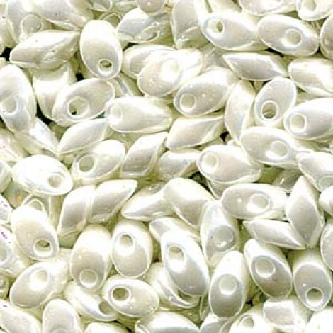 Miyuki Long Magatama Drops - Pearl Ceylon - 8.5gm