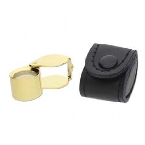 Gold Eye Loupe 10X 18mm Round with Case