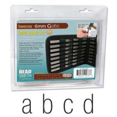6.0mm Beadsmith Gothic Lower Case Letter Punch Set