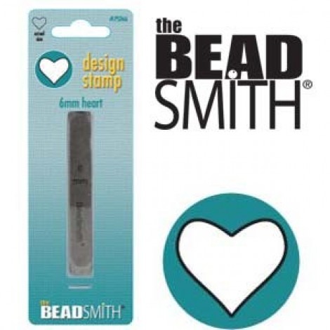 6mm Beadsmith Metal Stamp - Heart 6mm Beadsmith Metal Stamp - Heart