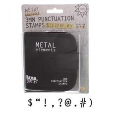 Beadsmith 3.0mm Punctuation Stamps in Case - 9pc