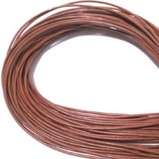 1.5mm Round Greek Leather Cord - Light Brown - Per 2 metres