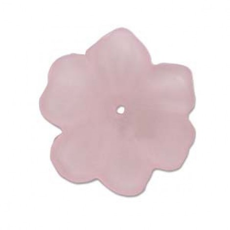 18mm Lucite Flower Beads - Light Pink