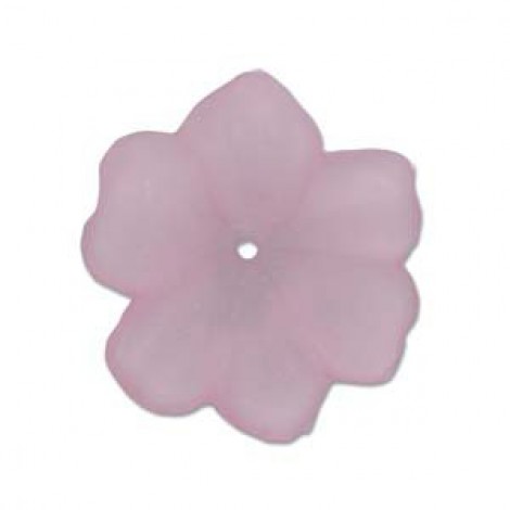 18mm Lucite Flower Beads - Violet