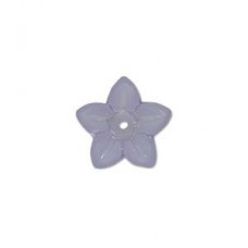 5x10mm Lucite Flower Beads - Evening Blue