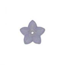 5x10mm Lucite Flower Beads - Evening Blue - Pack of 5