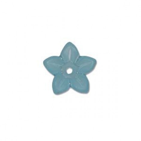 5x10mm Lucite Flower Beads - Teal