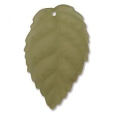18x28mm Lucite Leaves - Celery