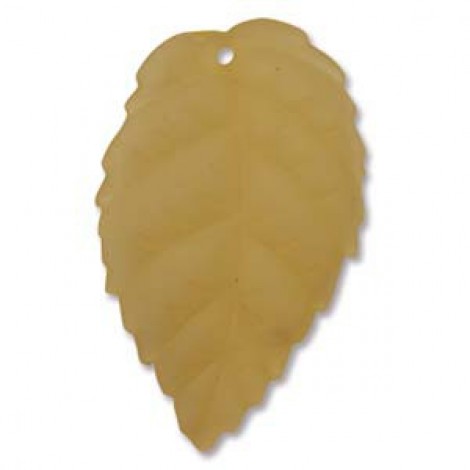18x28mm Lucite Leaves - Golden Yellow