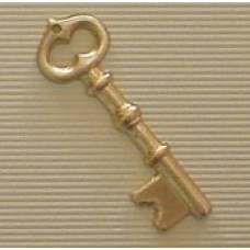 43mm Large Key Brass Charm