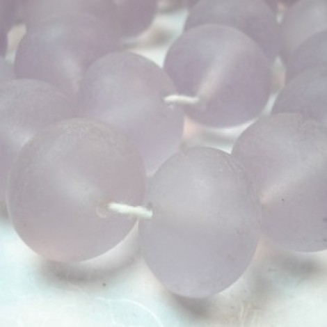 19mm Large Resin Rondelle Beads - Lavender