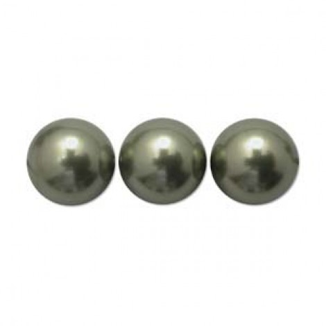 3mm Swarovski Crystal Pearls - Lt Green