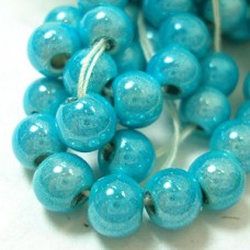 8mm Turquoise Miracle Beads