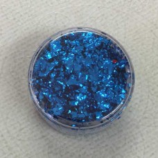 Fine Sky Blue Metallic Foil Flakes