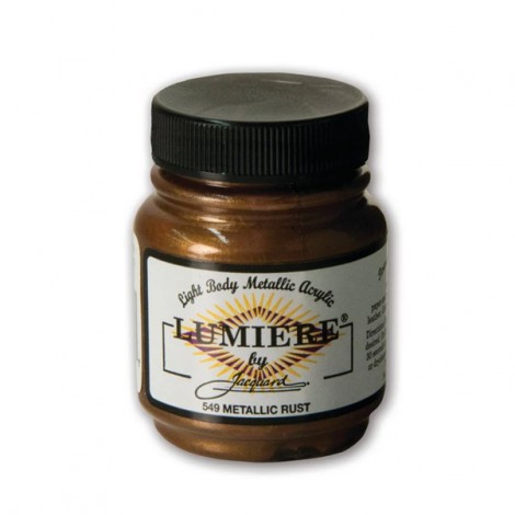 Lumiere Metallic Acrylic Paint - Metallic Rust
