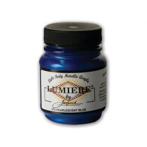 Lumiere Metallic Acrylic Paint - Pearlescent Blue