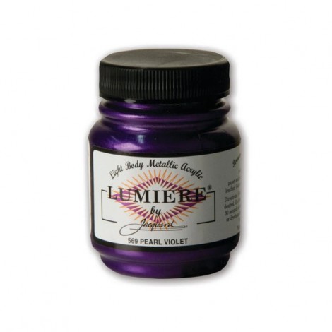 Lumiere Metallic Acrylic Paint - Pearlescent Violet
